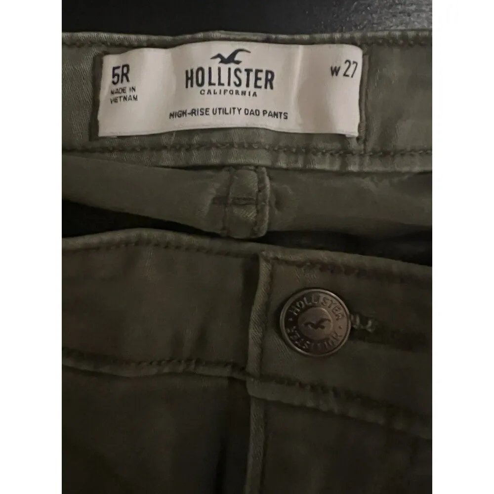 Hollister  Mid-Rise Relaxed Cargo Boot Pants Size 27/ 5R - Image 5