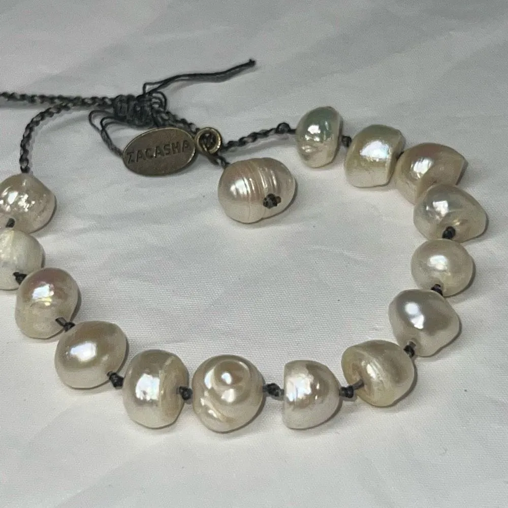 Zacasha Fresh Water Large Pearl Bracelet - Image 8