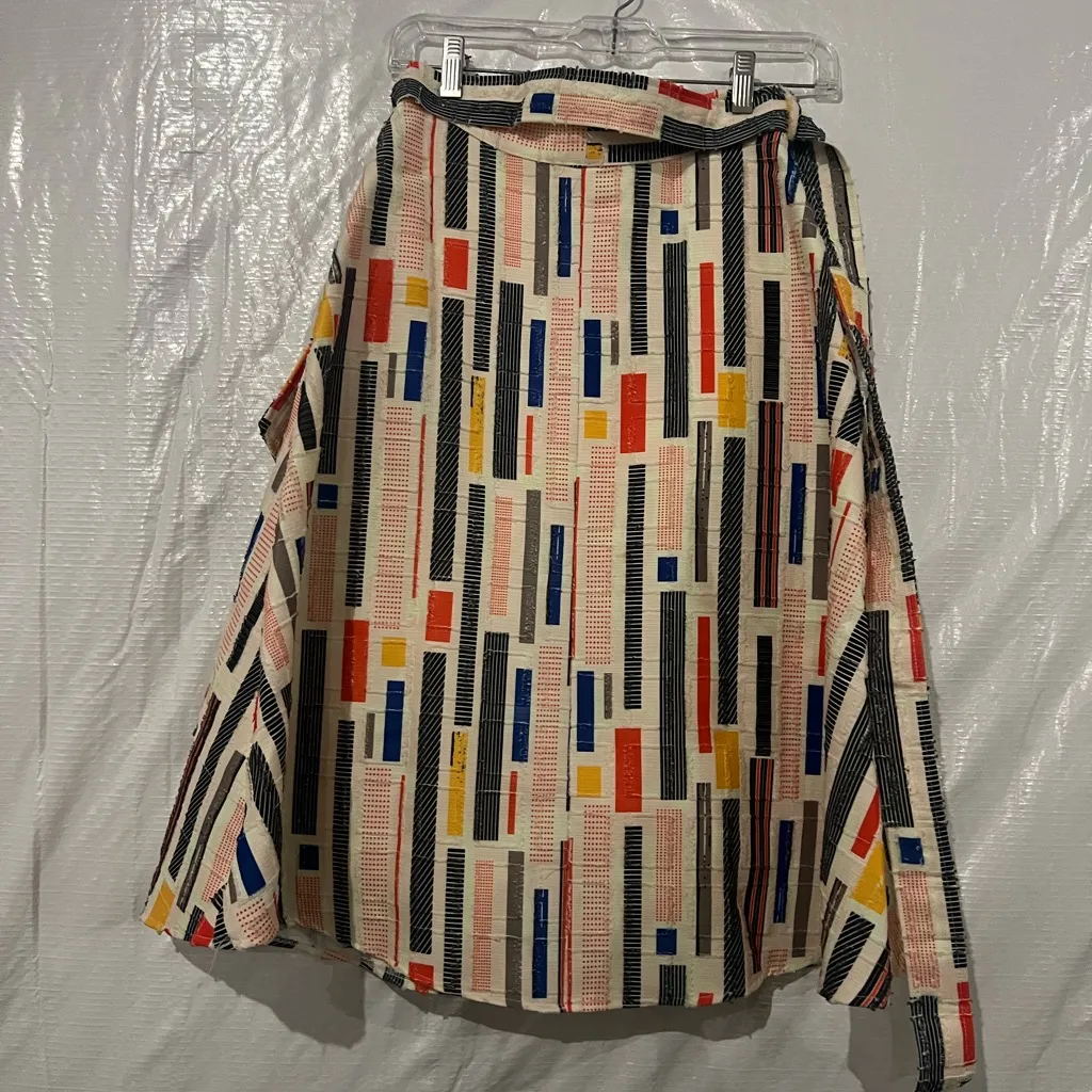 NEW Hutch Anthropologie Multicolor Willem A-line Skirt Size 0 US - Image 6