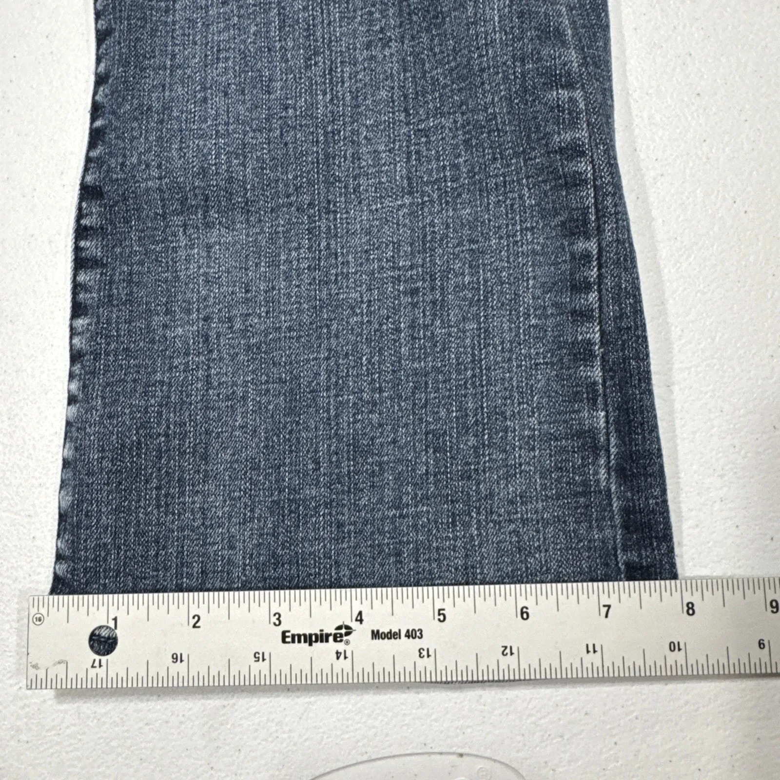Reese Delia's Women's Jeans Bootcut Blue Denim Pants Size 7/8 Reg Flap Pockets - Image 10