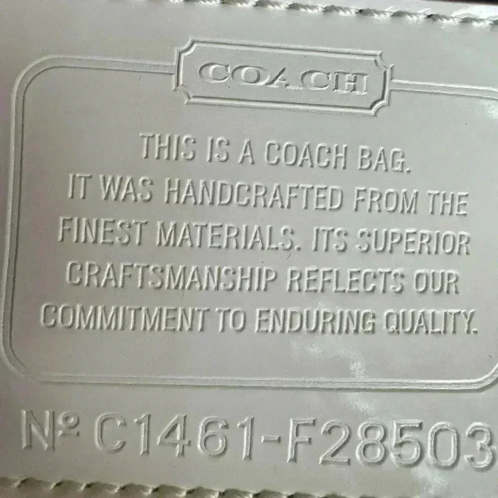 Coach Devin Light Beige Khaki Ivory satchel Handbag Purse. - Image 12