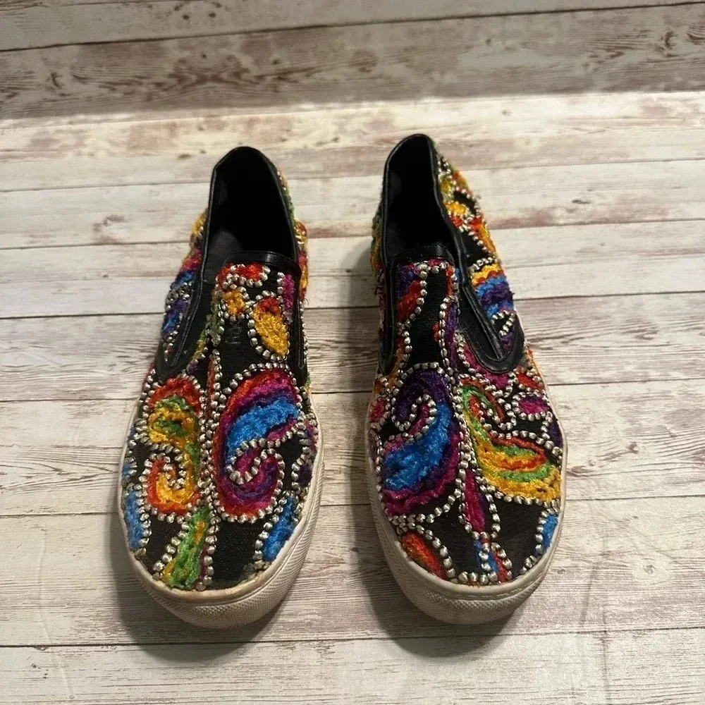 Dirty Laundry Slip On Sneakers Women’s Size 6 Fashion Multicolor - Image 5