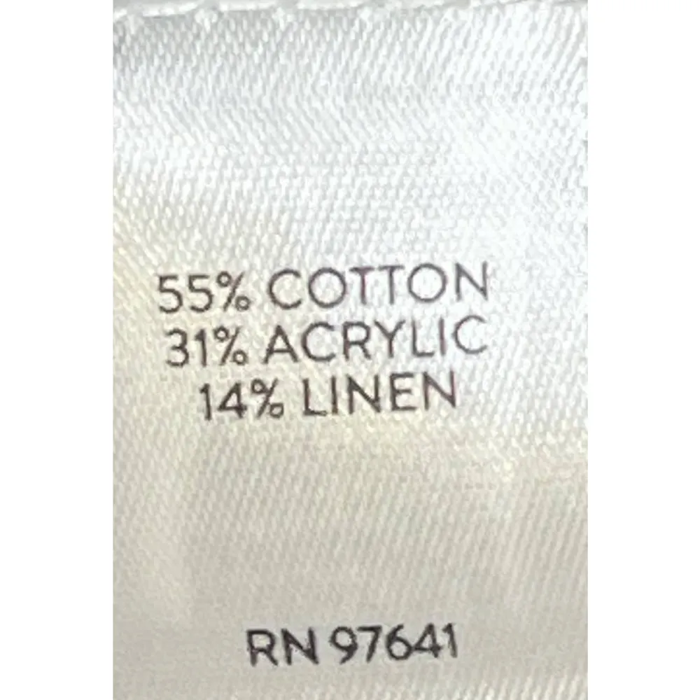 J Jill Women Cardigan Sweater V-Neck Front Button Long Sleeve Pockets Gray Small - Image 7