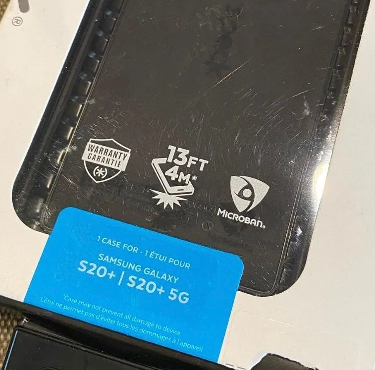 Presidio Samsung S20+ phone case black New - Image 4