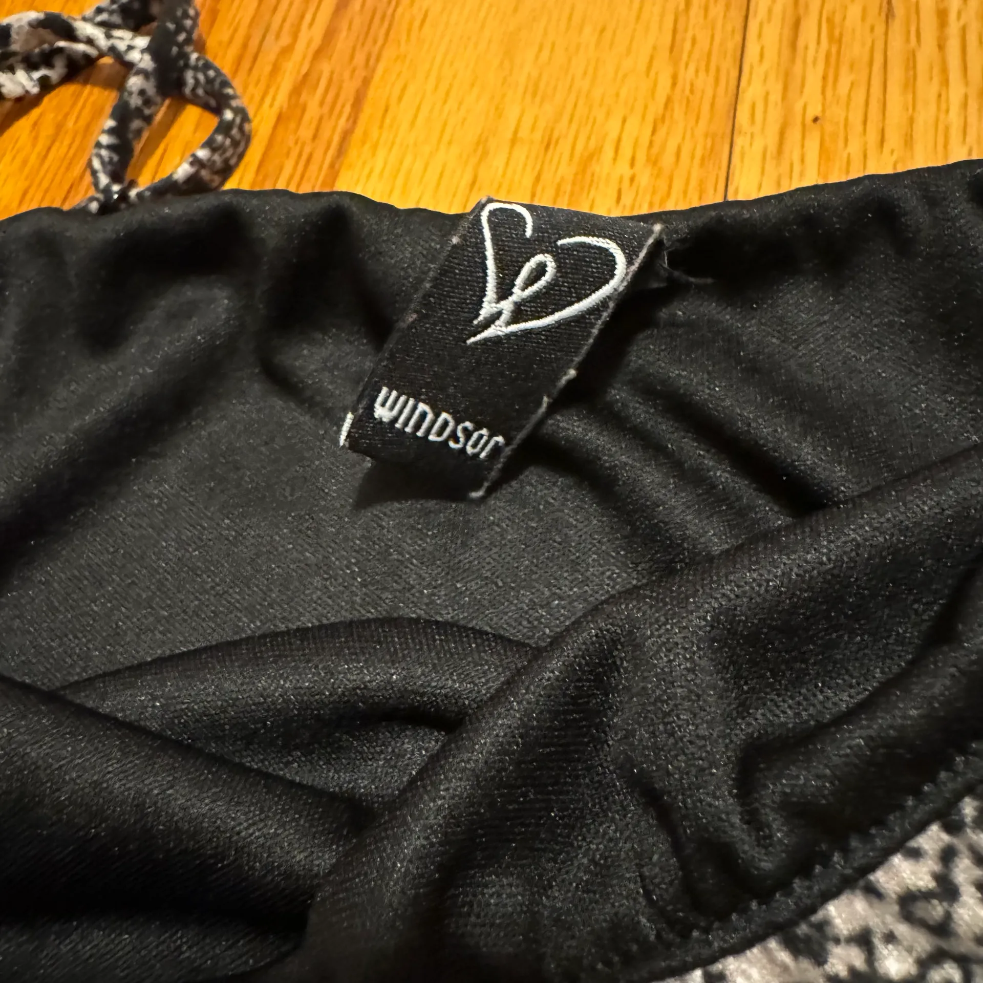 Bodysuit Tank Top Snake Print Black White Small - Image 3