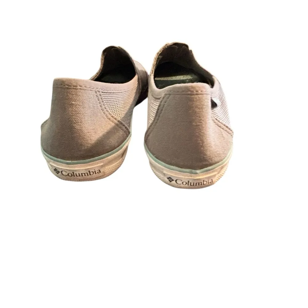 Columbia Vulc N Vent Slip 2 Casual Shoe Gray Sz 10 Summer Weekend Slip On Logo - Image 4