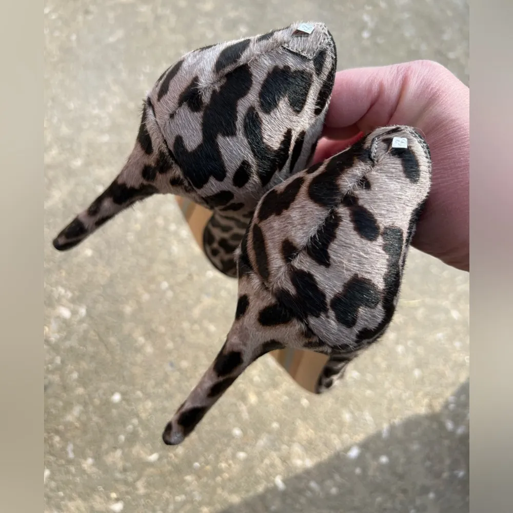 SAM EDELMAN High Heels Danna Dyed Cow Hair Animal Print Pumps Shoes Size 11 - Image 8