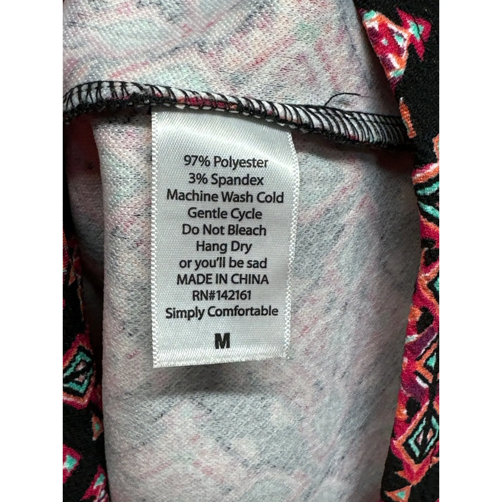 LuLaRoe Elegant Pencil Skirt Geometric Print Size Medium - Image 2