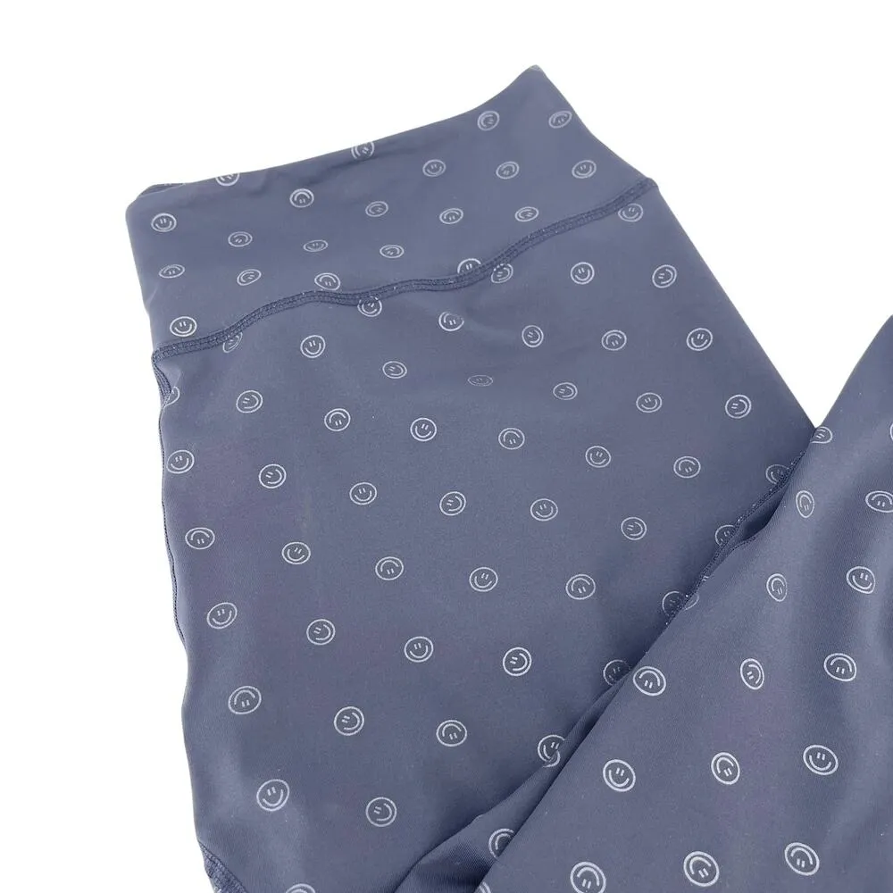 Beyond Yoga Plus Size Midi Legging in Navy Happy Face Size 4X EUC - Image 6