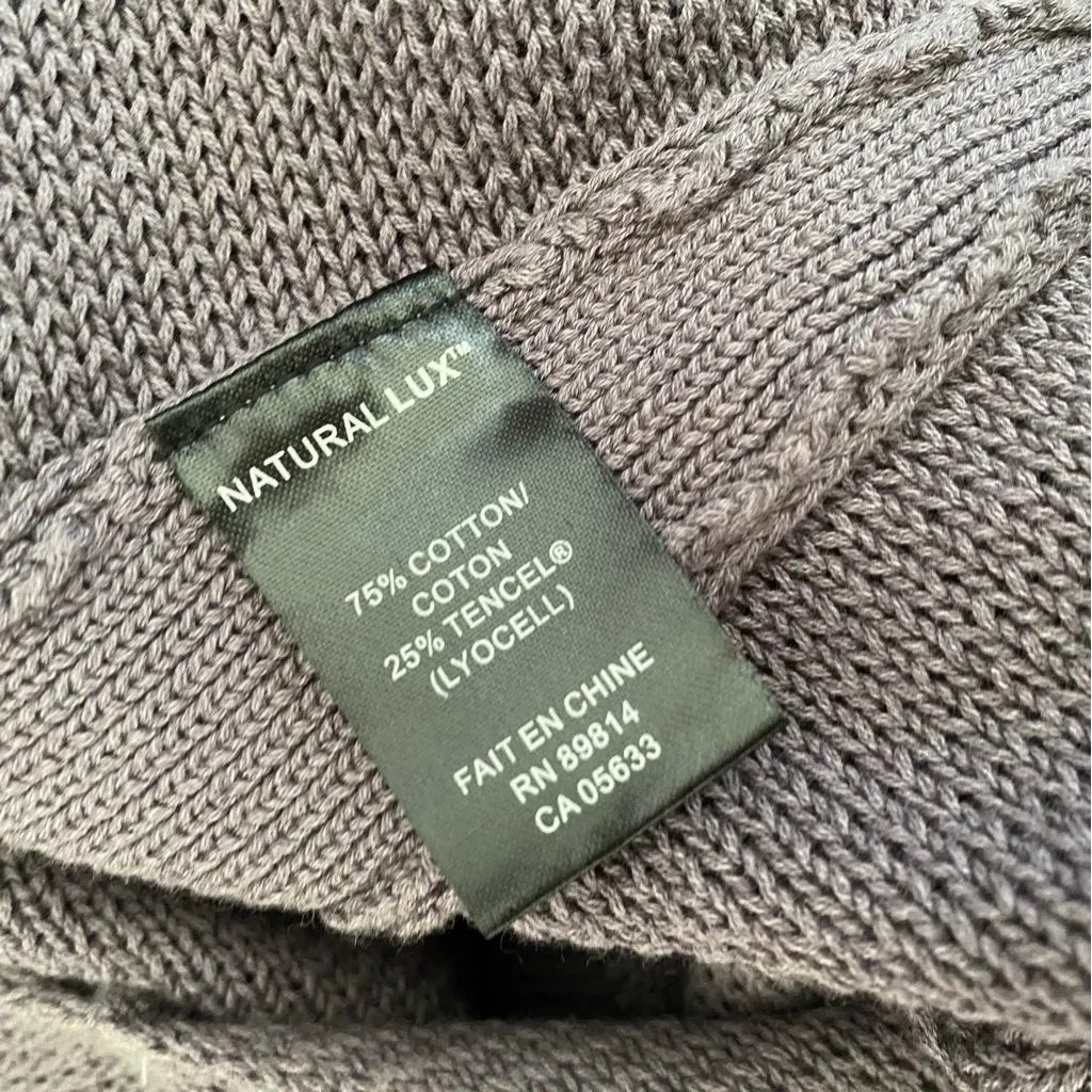 Stella Carakasi Crop Knit Women's Purple Plum Sweater Size XS - Image 6