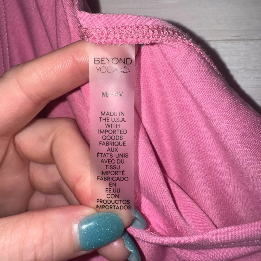 Beyond Yoga NWT Women's Medium Featherweight Carried Away One Shoulder Dress - Image 3