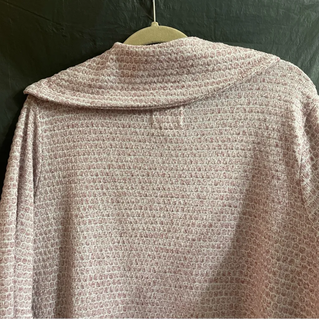 New York Laundry Light Pink Cowl Neck Sweater XL Comfy Chunky Casual - Image 4