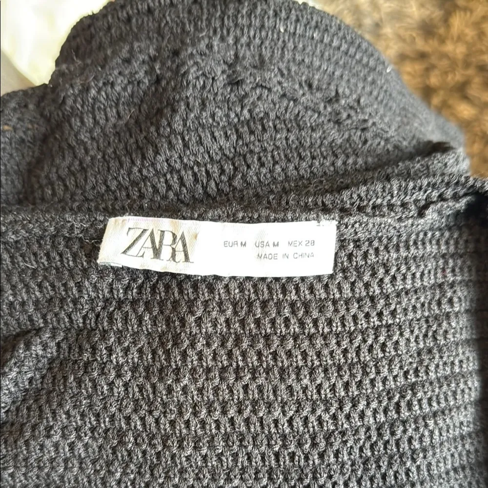 Zara Black Crochet Skirt Set - Image 5