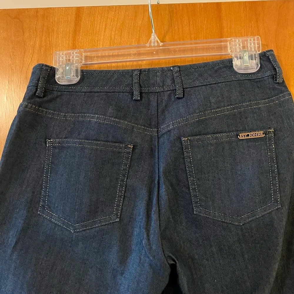 ST. JOHN SPORT by Marie Gray Women's Blue Denim Jeans Designer Luxury Size 2 - Image 10