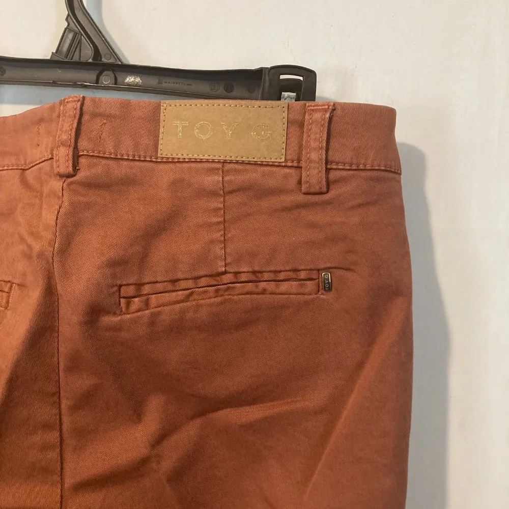 Toy G. women's size 40 IT (roughly US small) stretchy cuffed programming chinos - Image 4