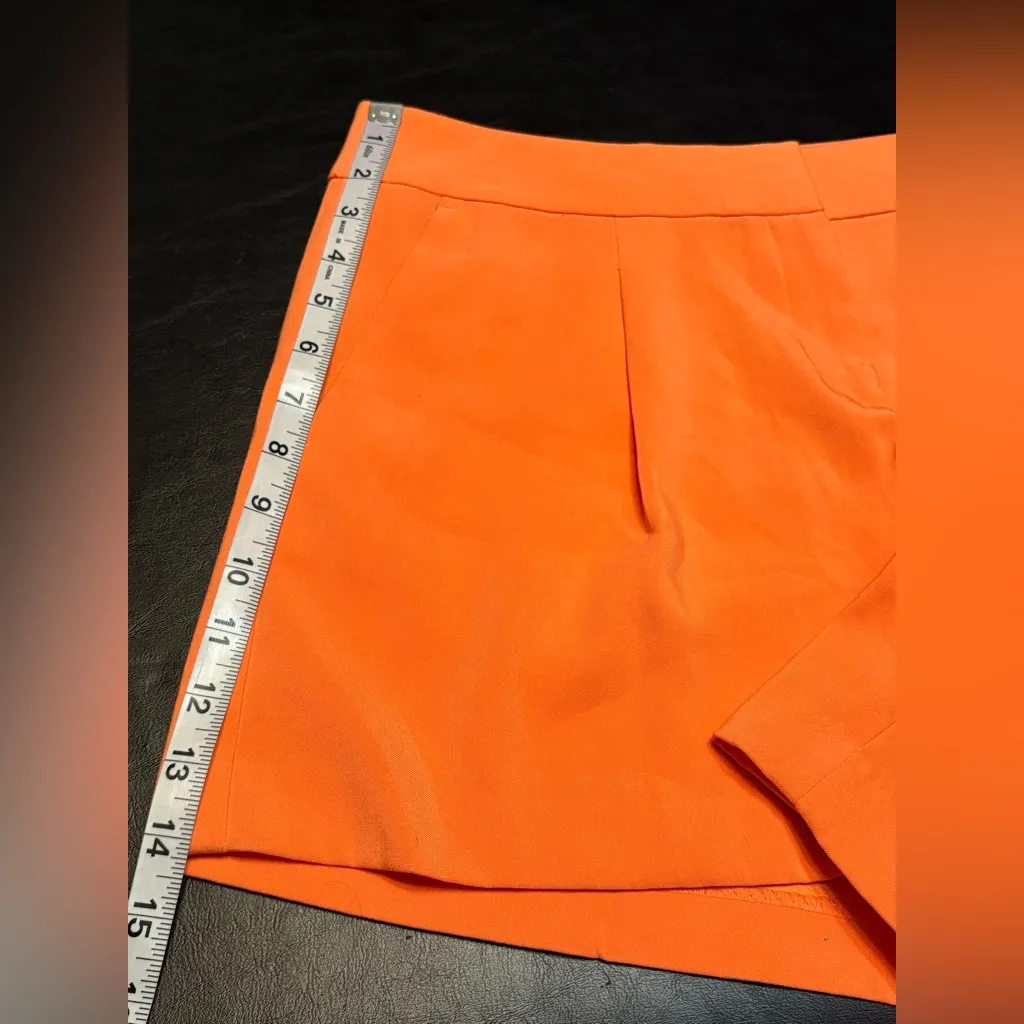 Ann Taylor High Waist Orange Shorts - Image 11