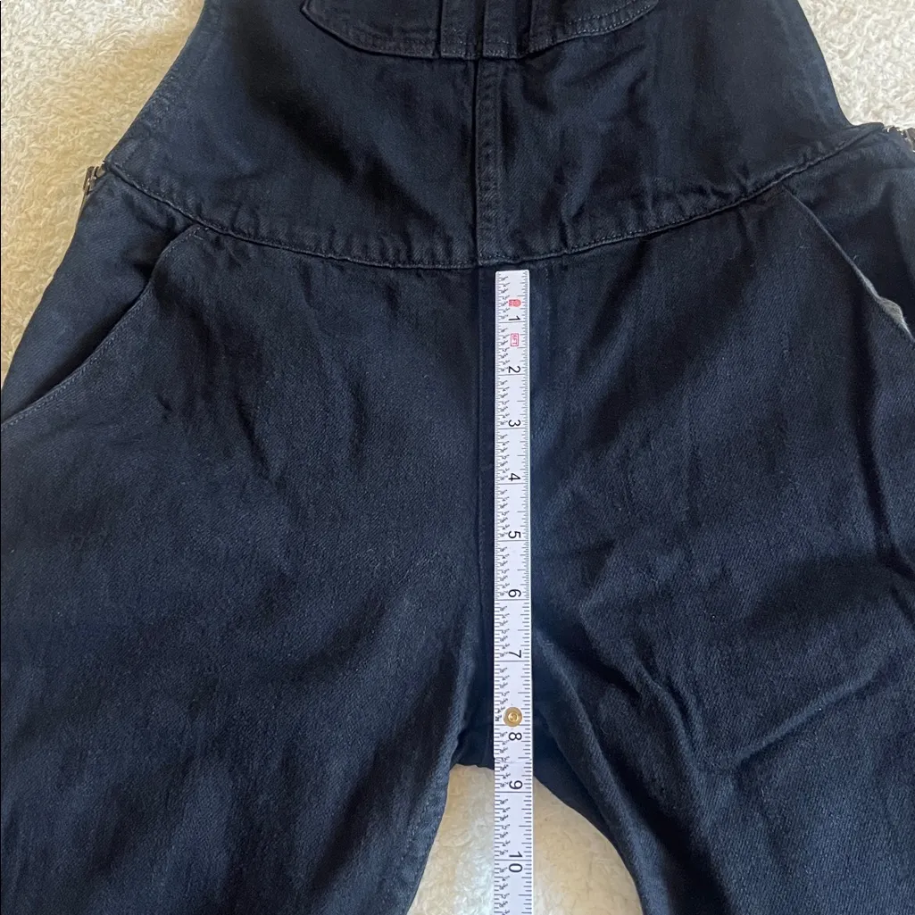 Rag & Bone Jean Denim‎ Overalls Coal Black Small - Image 7