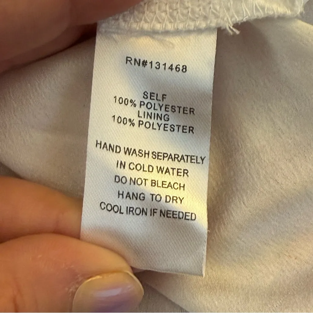 VICI Collection Floral Long Sleeve Chiffon Babydoll Dress Medium Wedding Flowy - Image 12