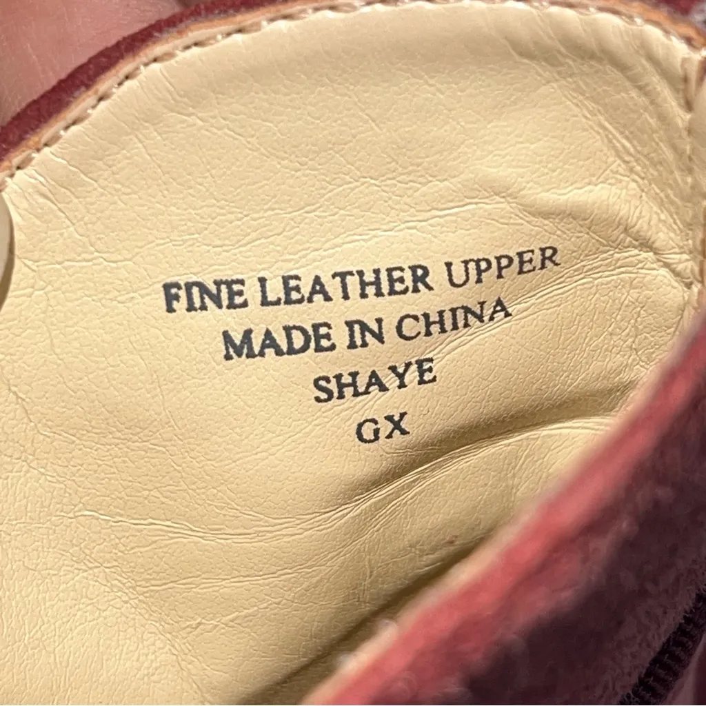 Adrienne Vittadini Red Ankle Boots - Image 9