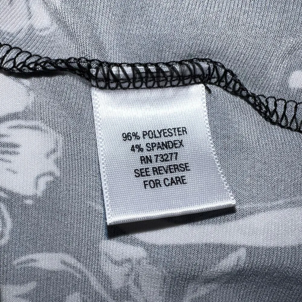 Apt 9 Womens Sheath Dress Floral Print Black White Pullover Capped Sleeve XL - Image 8