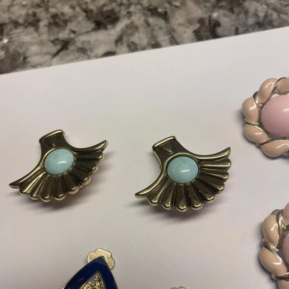 Lot Of 3 Pretty Statement Vintage / Modern Clip On Clip - Image 3