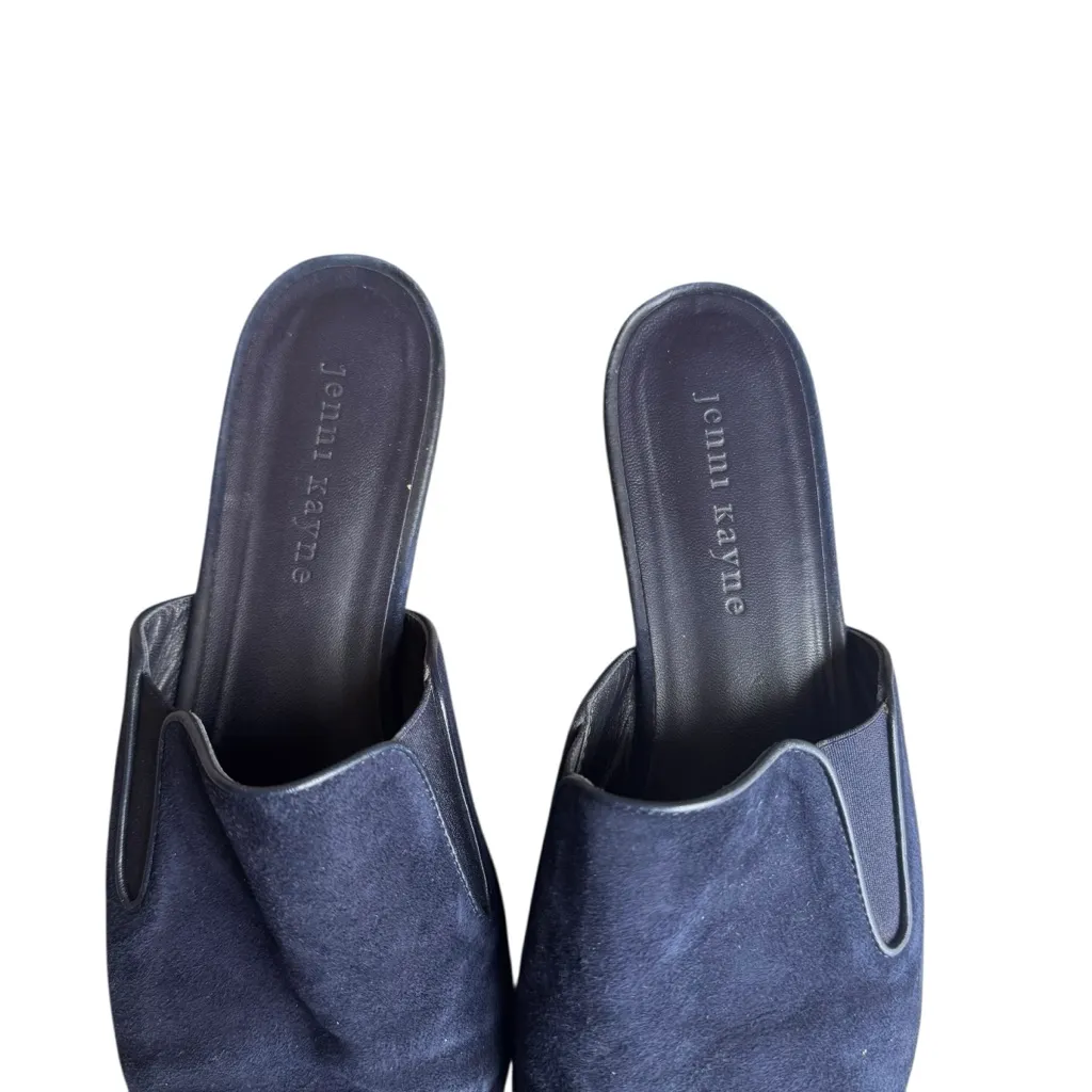 Jenni Kayne - Navy Suede Pointed Toe Mule Flats Sz 8.5 - Image 4