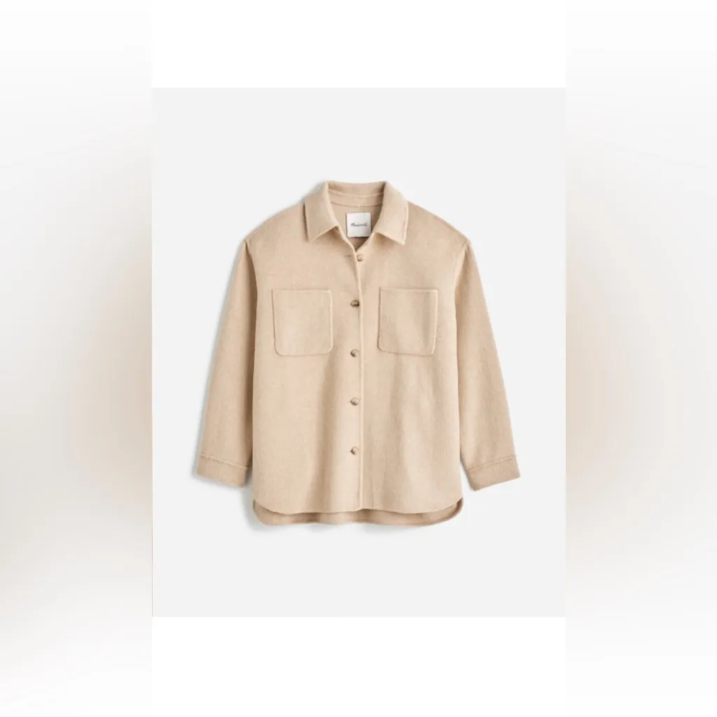 NWT Madewell Double-Faced Long Shirt-Jacket - Image 8