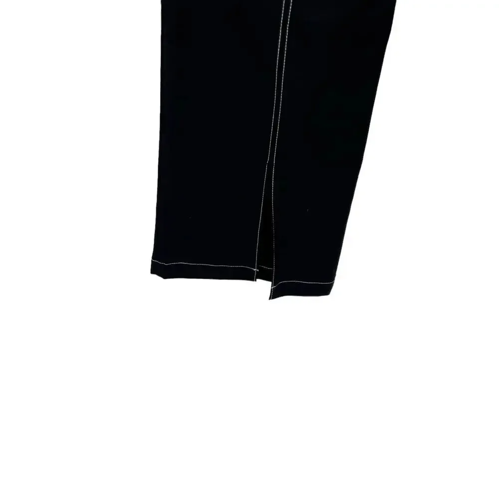 Tiger‎ Mist Black Stitch Seam Flared Zip Back Pants Size Medium - Image 8