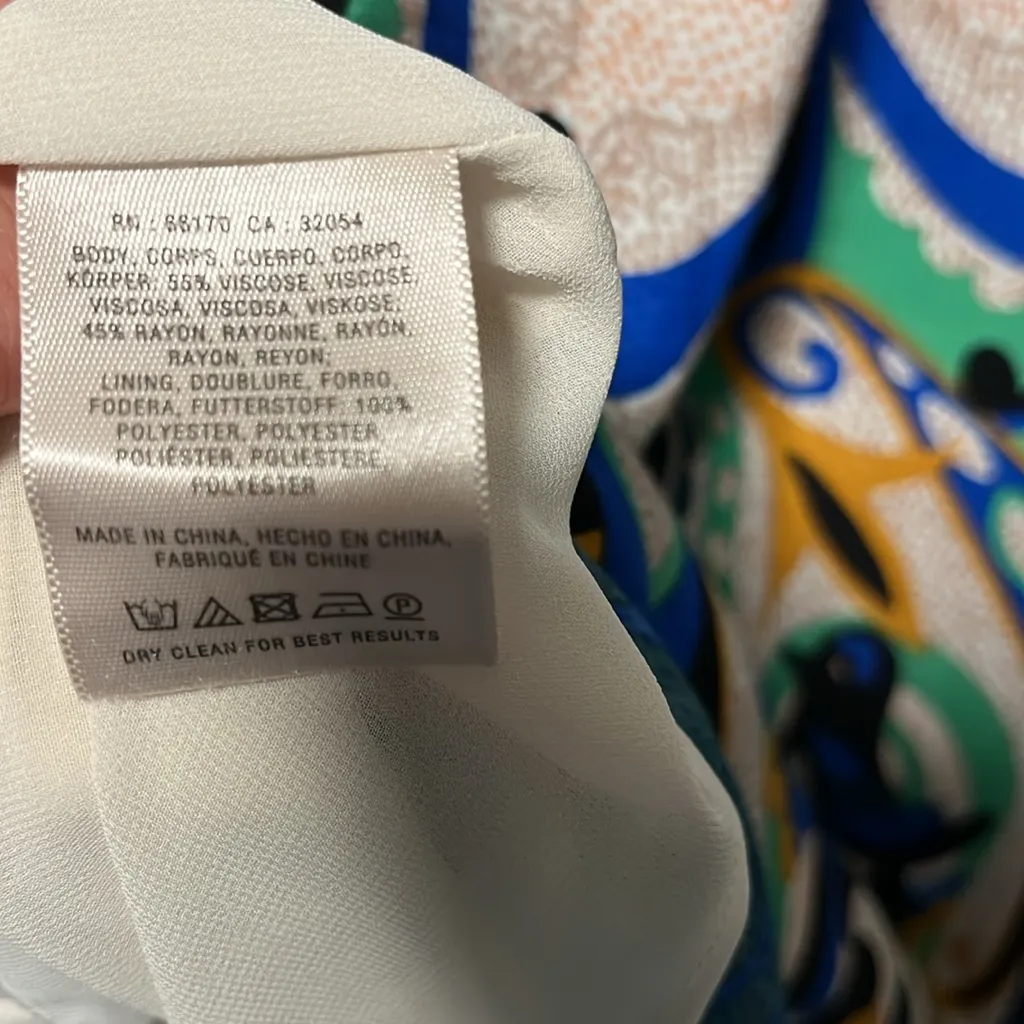 MAEVE Anthropologie Folksong Shift Dress Bird Print Boho, Size M - Image 10