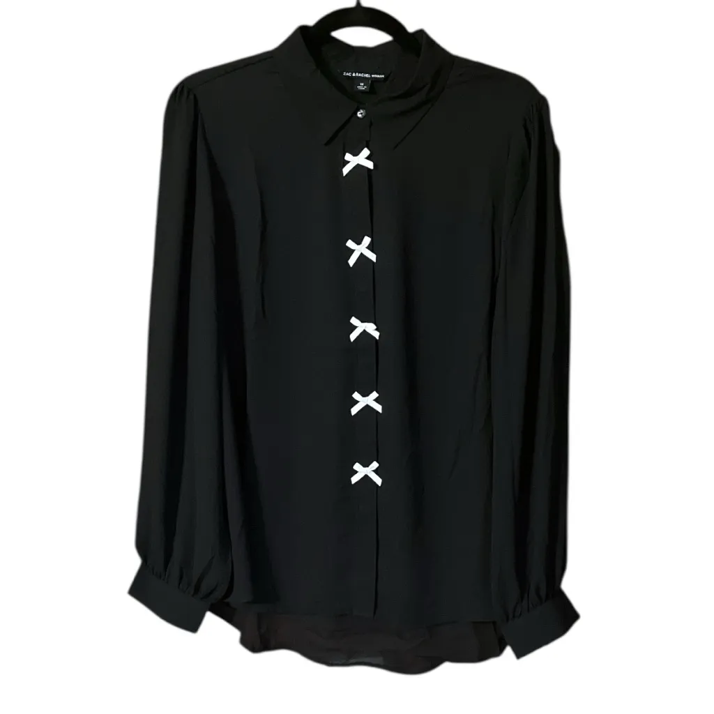 Zac & Rachel Crepe Bow Blouse - Image 3