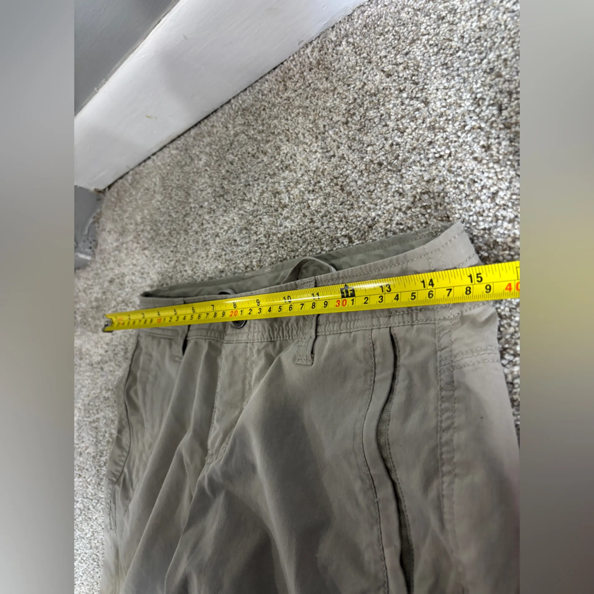 Kuhl Pants Womens 4 Short Tan Outdoor Hiking Casual Straight Leg Cotton Nylon - Image 5