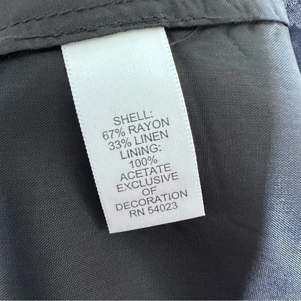 Banana Republic Mad Men Collection Blue Begonia Dress Size 4 - Image 12