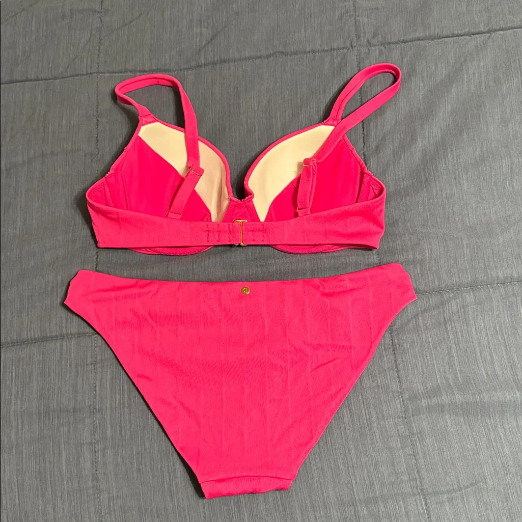 Victoria's Secret Hot Pink Pushup Bikini - Image 2