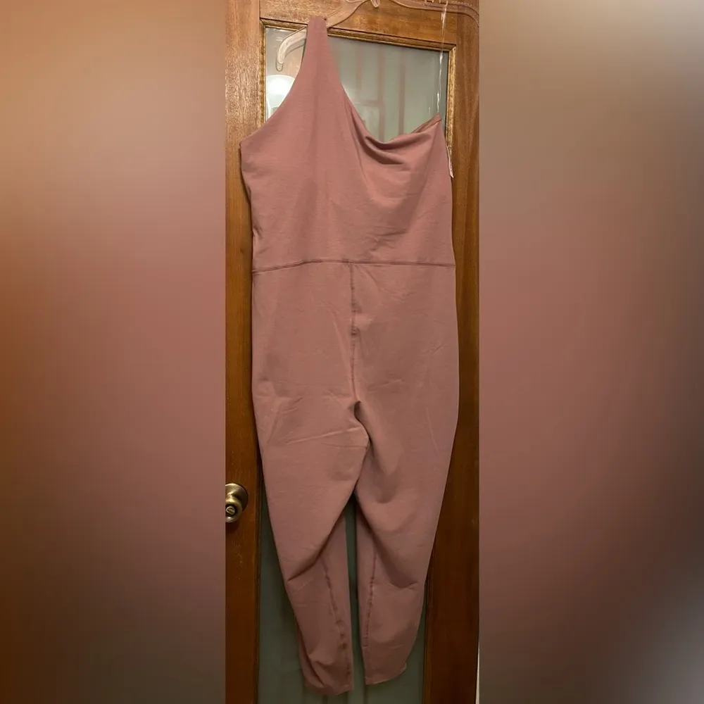 Old Navy Women Plus One Shoulder ROSE PowerChill 7/8 Length Bodysuit Leggings 2X - Image 5