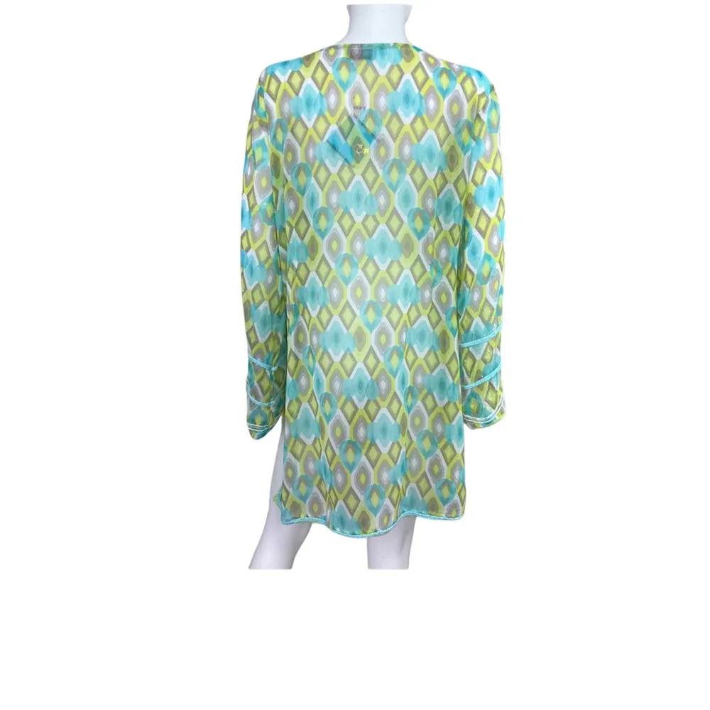Letarte NWT Coconut Scoop Swim Tunic Coverup Size XL Green - Image 4