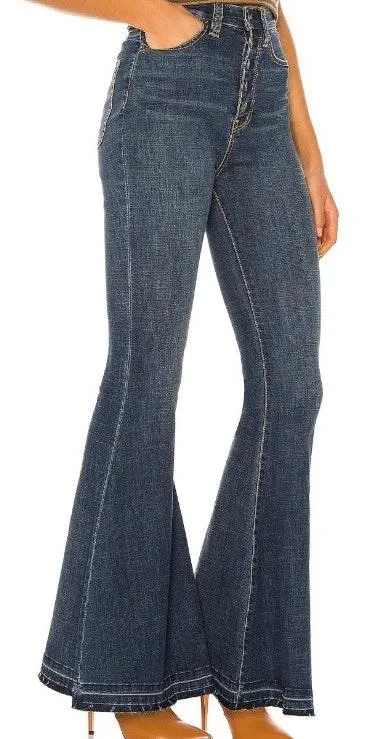 Free People Irreplaceable Flare Jeans - Image 4
