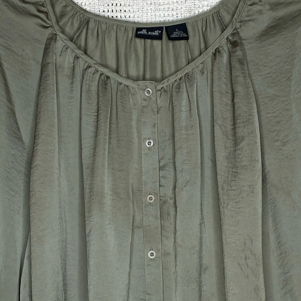 Willi Smith Blouse Green‎ - Image 6