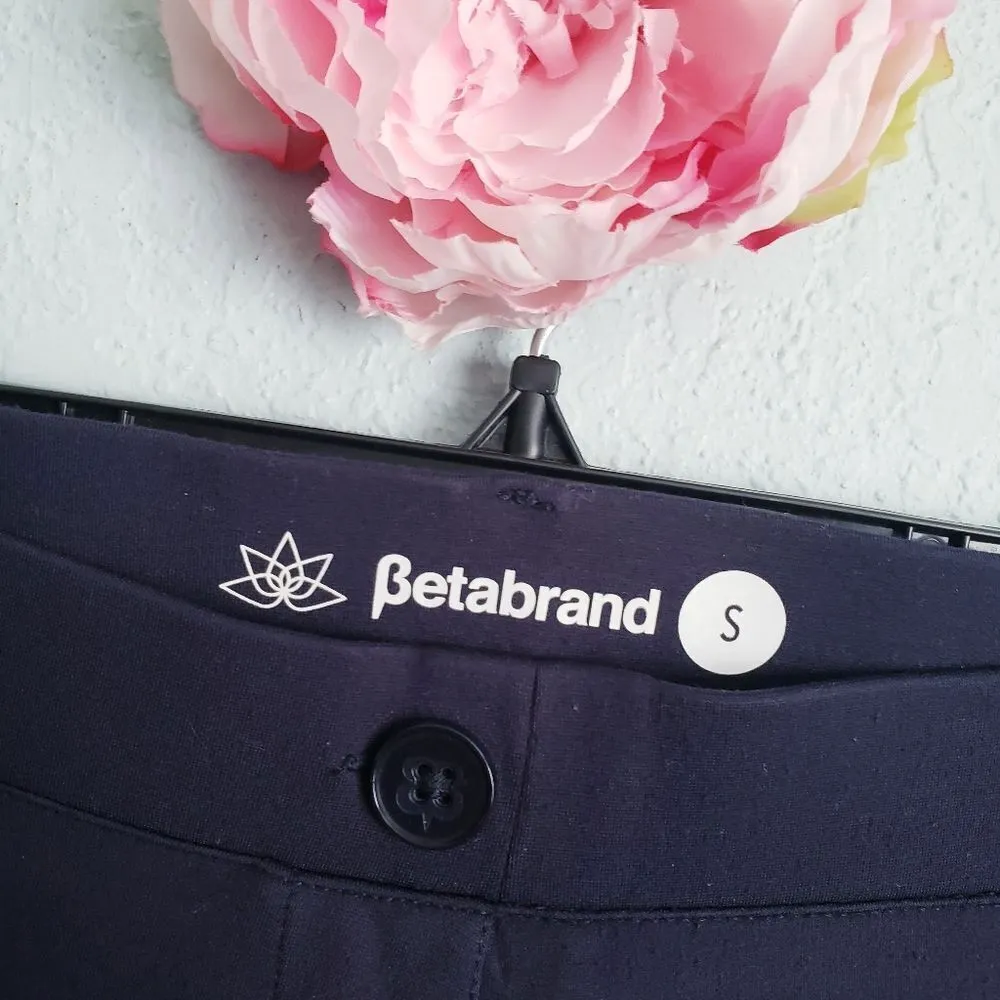 Betabrand Classic Dress Pant Yoga Straight Pant in Navy - Image 5