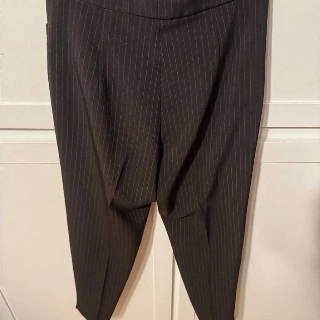 United Colors of Benetton brown stripe pants size xl - Image 4