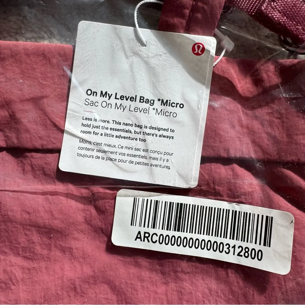 Lululemon On My Level Bag *Micro 5L Cherry Tint (Discontinued) - Image 7