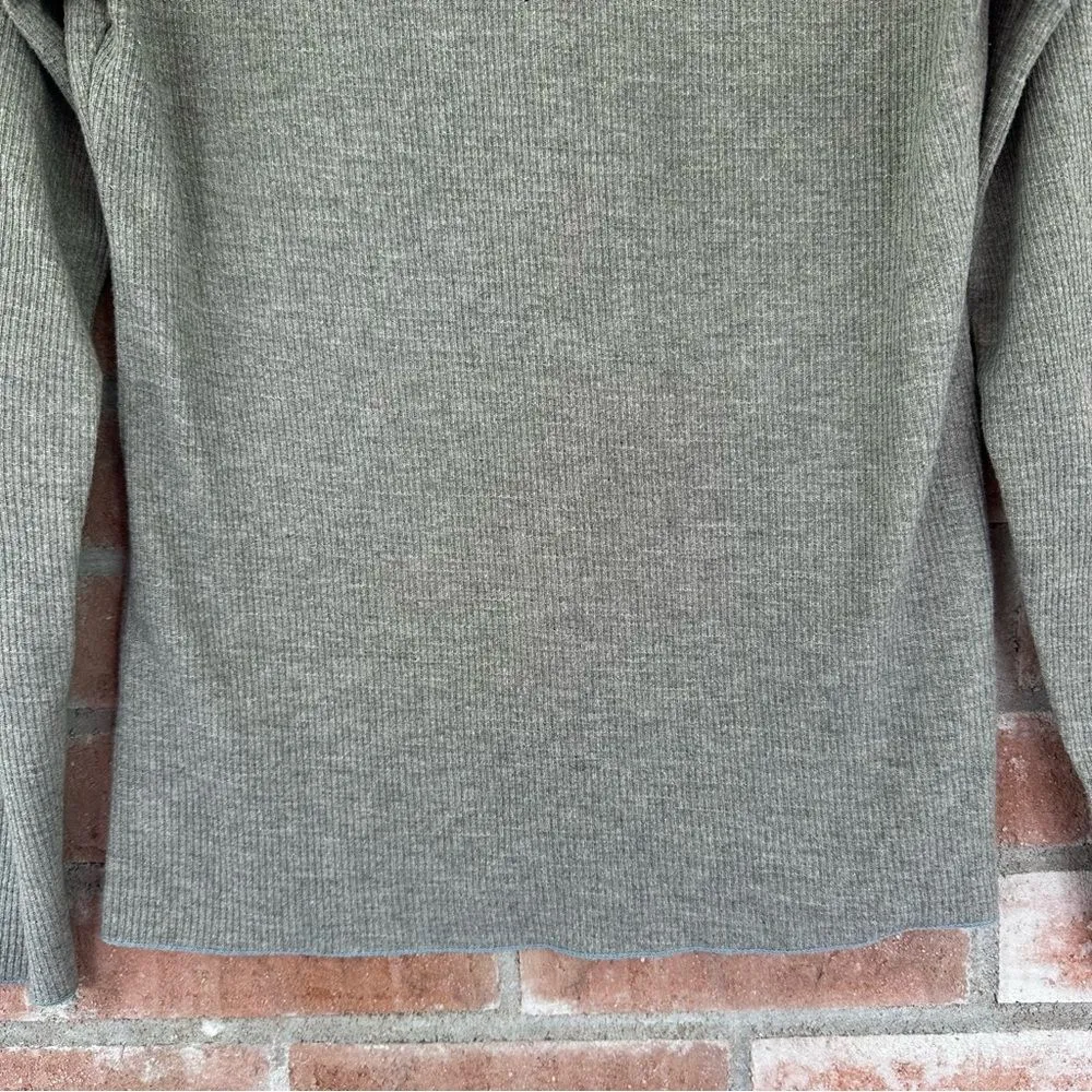 UNC North Carolina Hooded Henley Shirt Women’s Medium Gray Blue College - Image 9