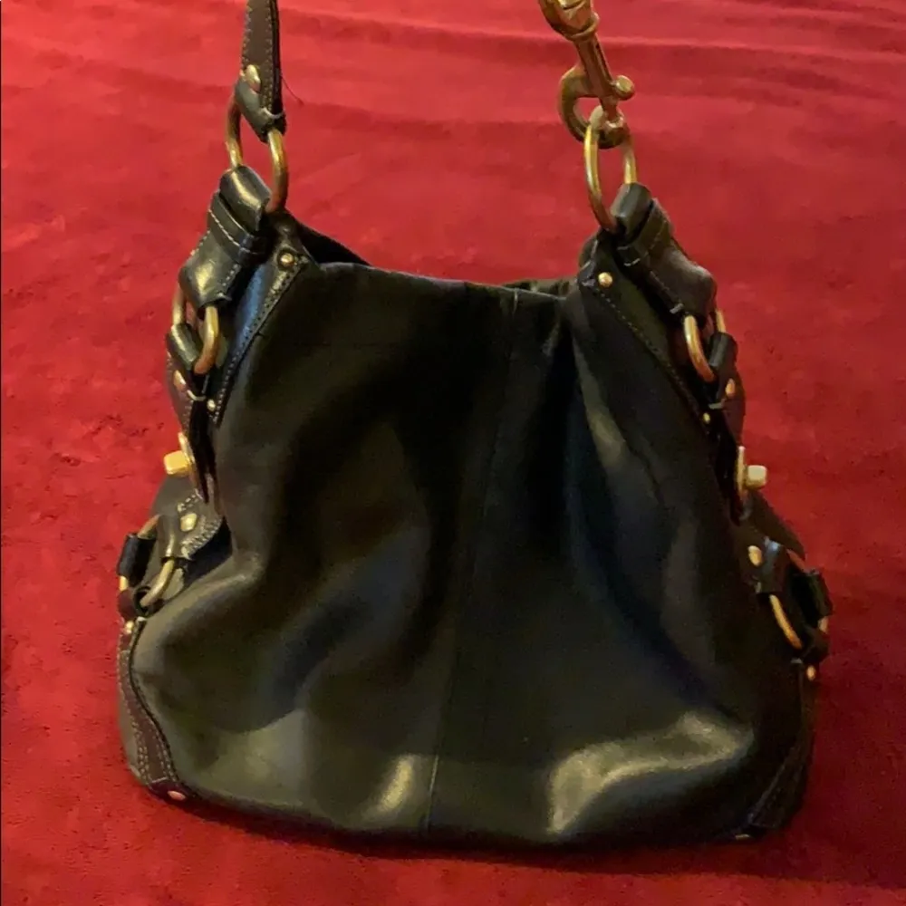 Coach 10616 Black leather Carly Large Hobo Bag - Image 6