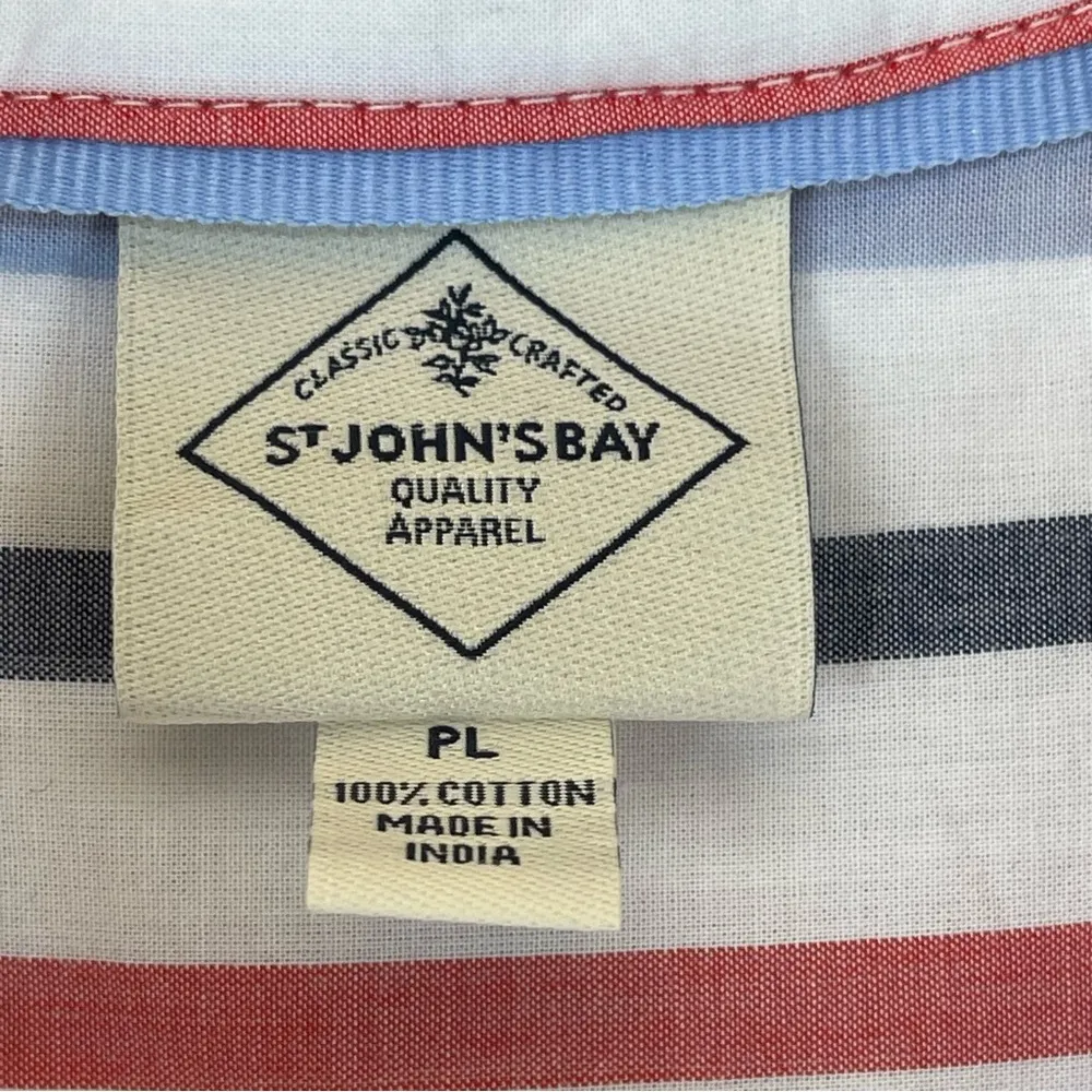 St.John’s bay button down shirt SZ LP - Image 6