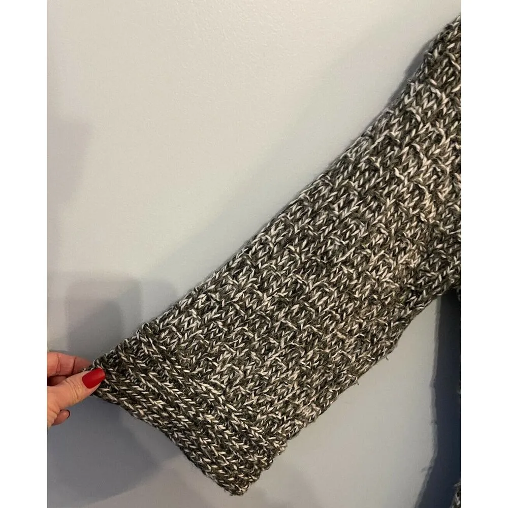 Fenn Wright Manson Medium Cardigan Alpaca Wool Women’s Sweater Covered Buttons` - Image 3