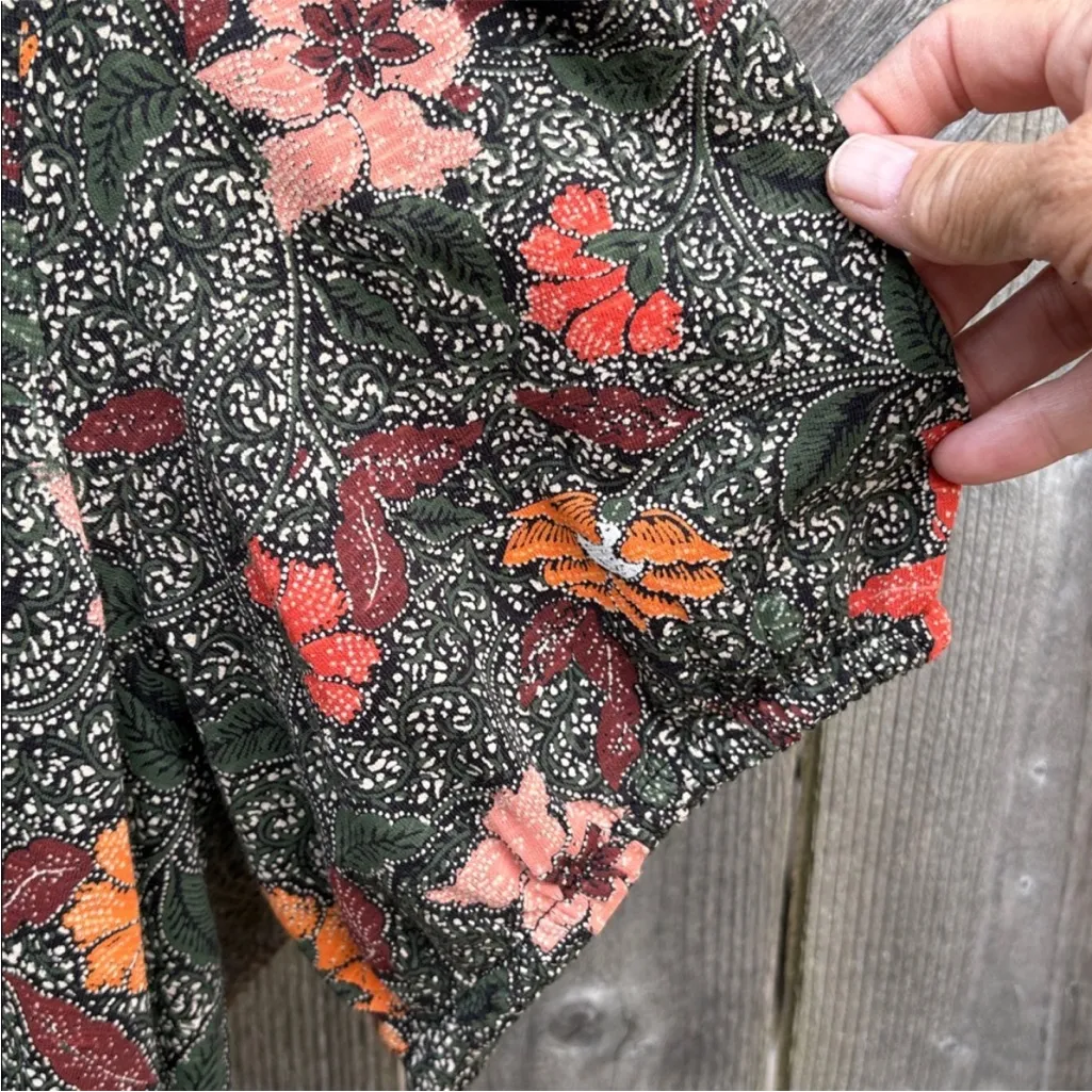 NWOT Fat Face Nell Black / Green Floral
Jersey Dress Size 14 - Image 8