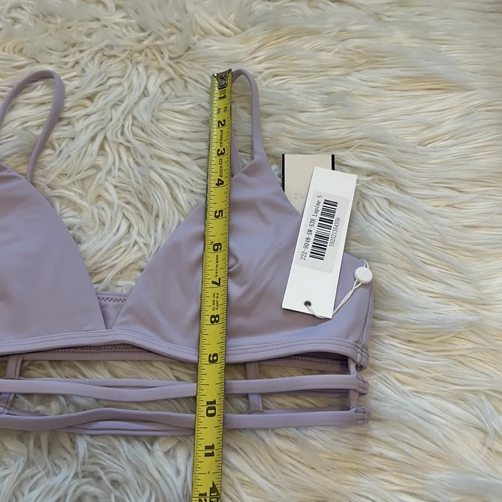 Jonathan Simkhai Eunice Strappy Bikini Top in Lupine - Image 10