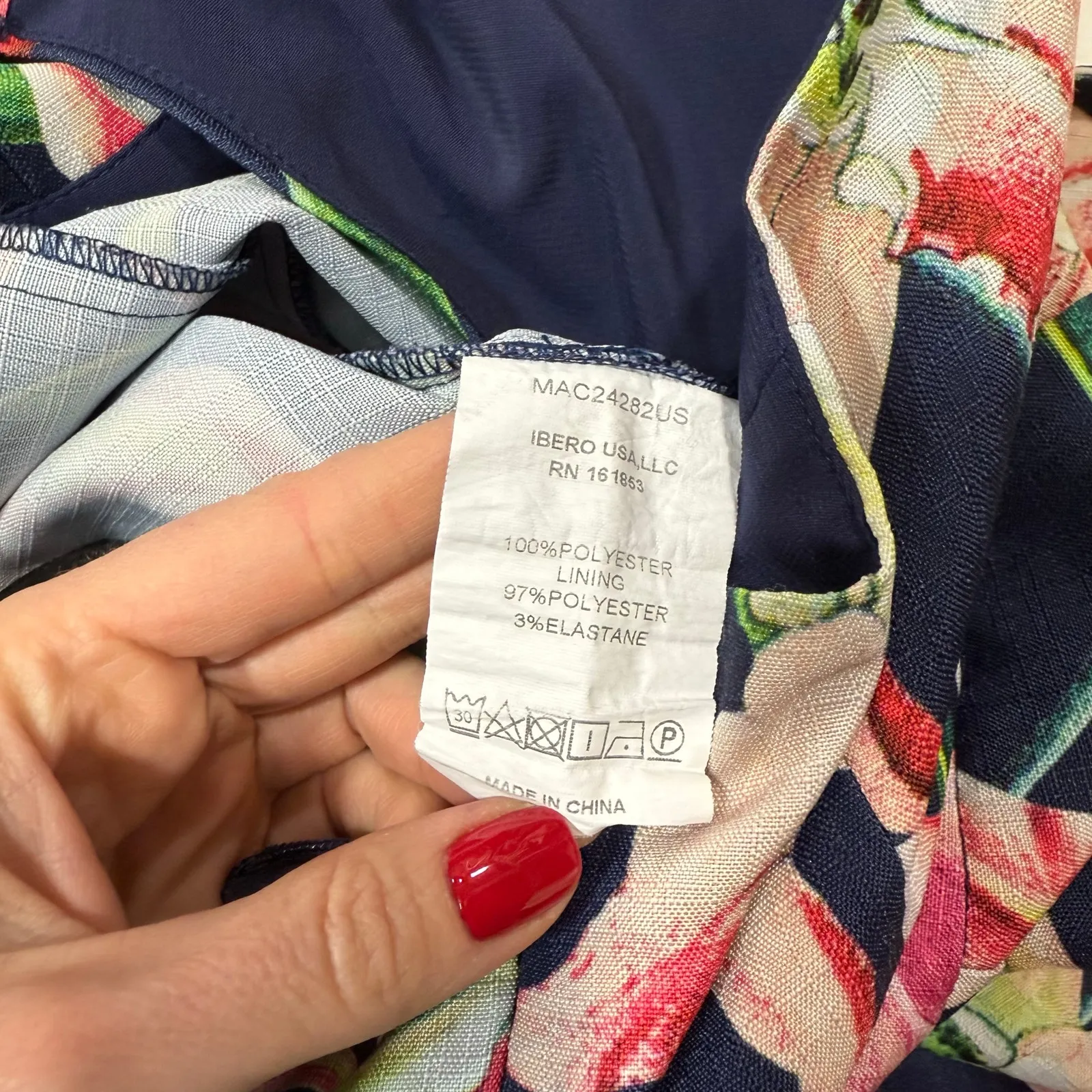 PatBO Laelia floral halter cocktail Jumpsuit wide leg Size 4 Blue - Image 10