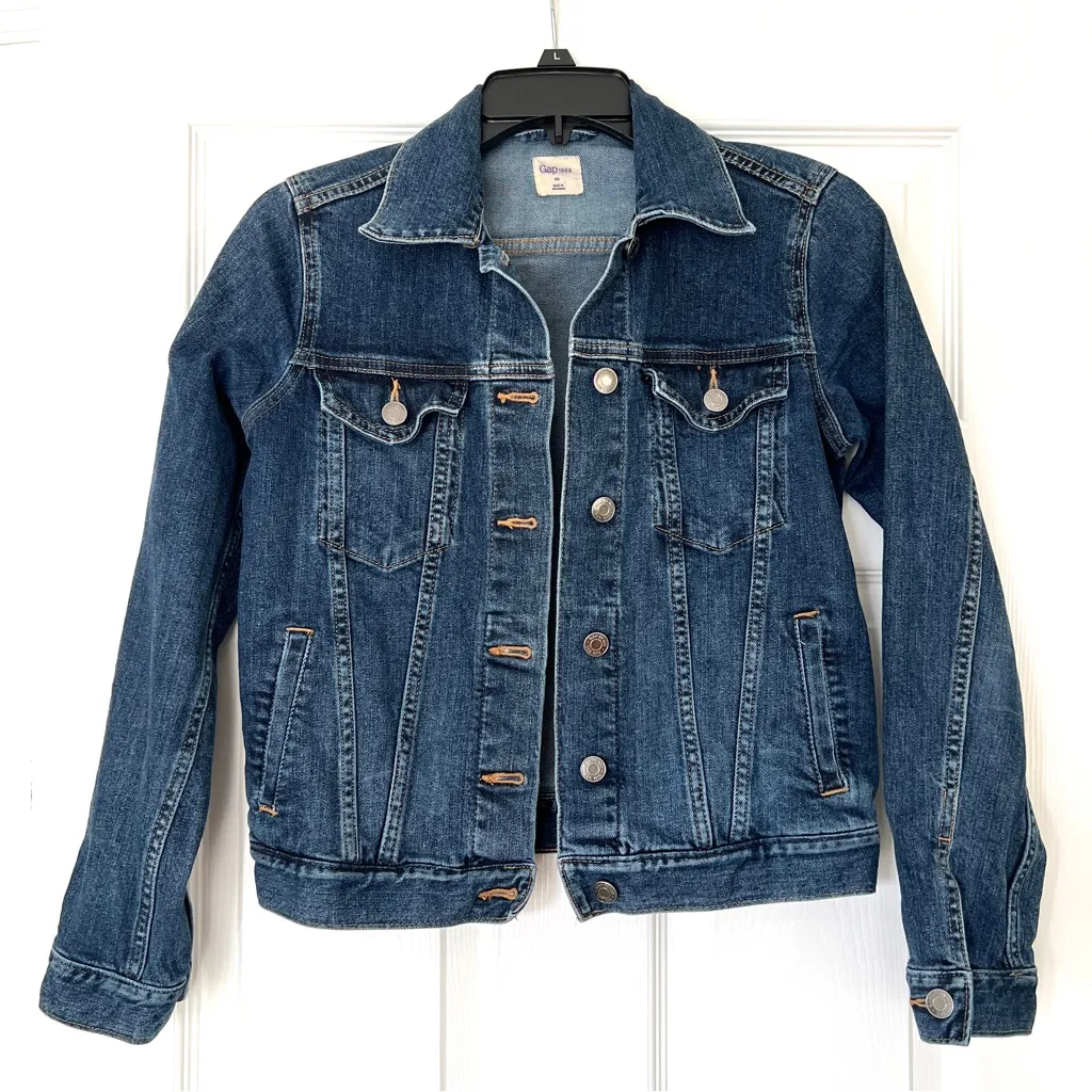 GAP denim jean jacket XS - Image 12