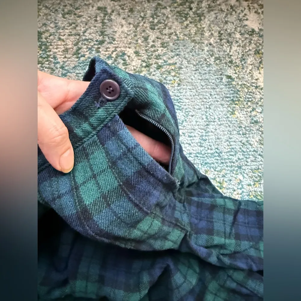 Vintage Pendleton authentic black watch tartan wool pleated skirt, size 6 - Image 8