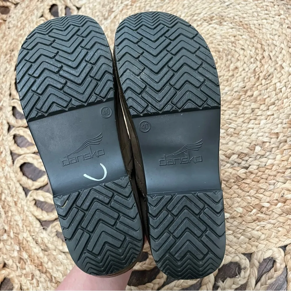 Dansko Pearl Opal Iridescent mule Clogs professional comfort size 40 - Image 5